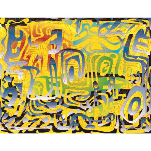 Urbanite - Abstract Art Print by Colin Goldberg - Metagraph Series