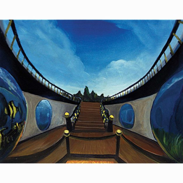 The Observatory, 1993. Oil on canvas, 36 x 48 inches. Private collection, New York.