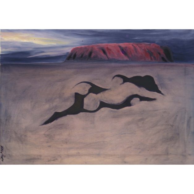 Outback Nude, 1994. Oil on canvas, 36 x 48 inches. Private collection, New York.