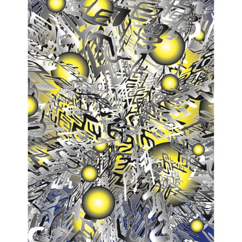 Crystalia Abstract Art Print by Colin Goldberg - Metagraph Series