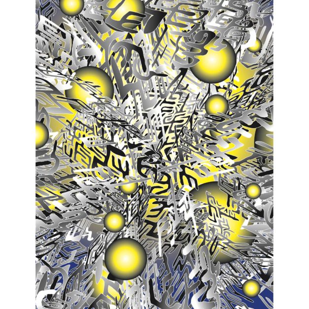 Crystalia Abstract Art Print by Colin Goldberg – Metagraph Series