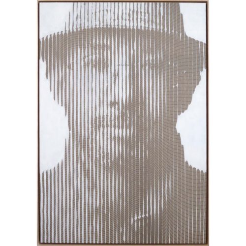 Colin Goldberg, Self-portrait, 2014. Oil and pigment on linen. 60×40 inches.