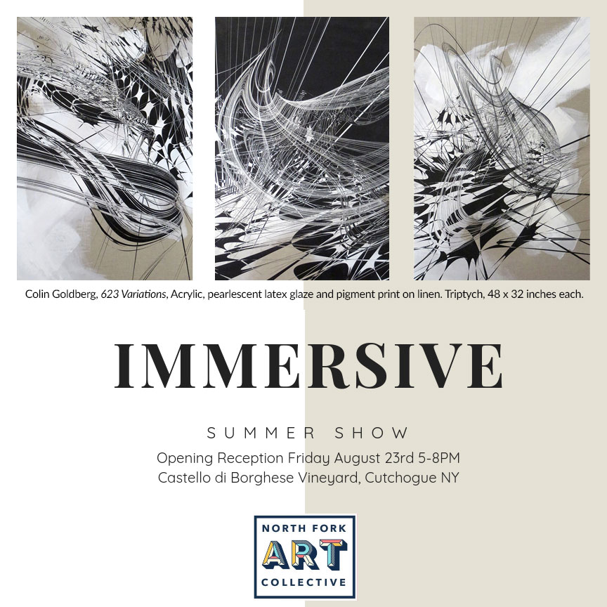 North Fork Art Collective - Immersive Group Exhibition at Borghese Vineyard Cutchogue