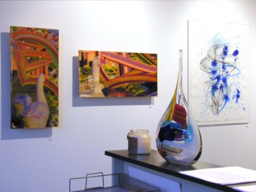 Colin Goldberg - Wireframes Solo Exhibition at Hudson Gallery Sylvania Ohio 2007